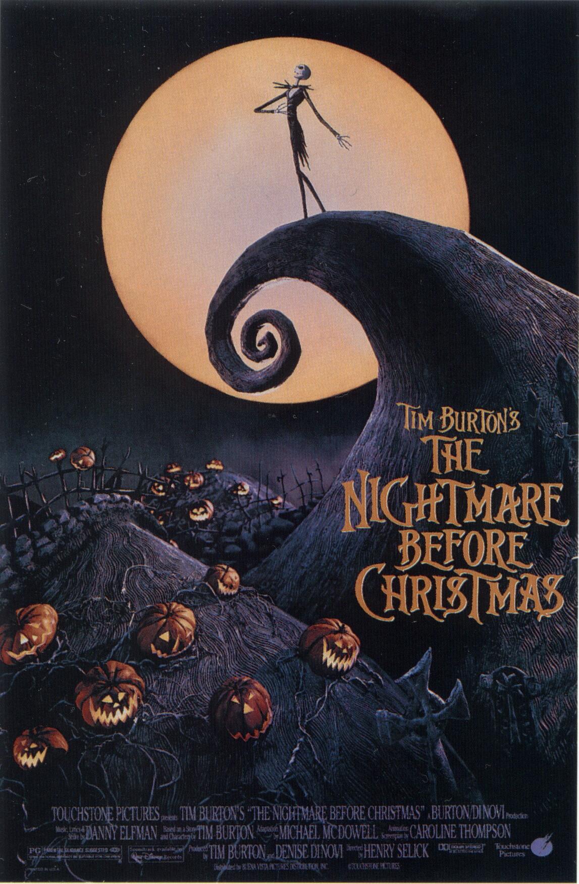 Pesadilla antes de navidad (The Nightmare Before Christmas) (1993) –  C@rtelesmix