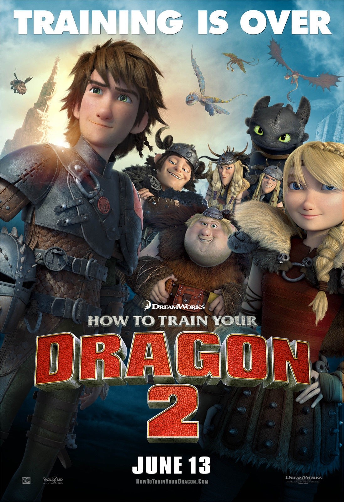Cómo entrenar a tu dragón 2 - Película 2014 