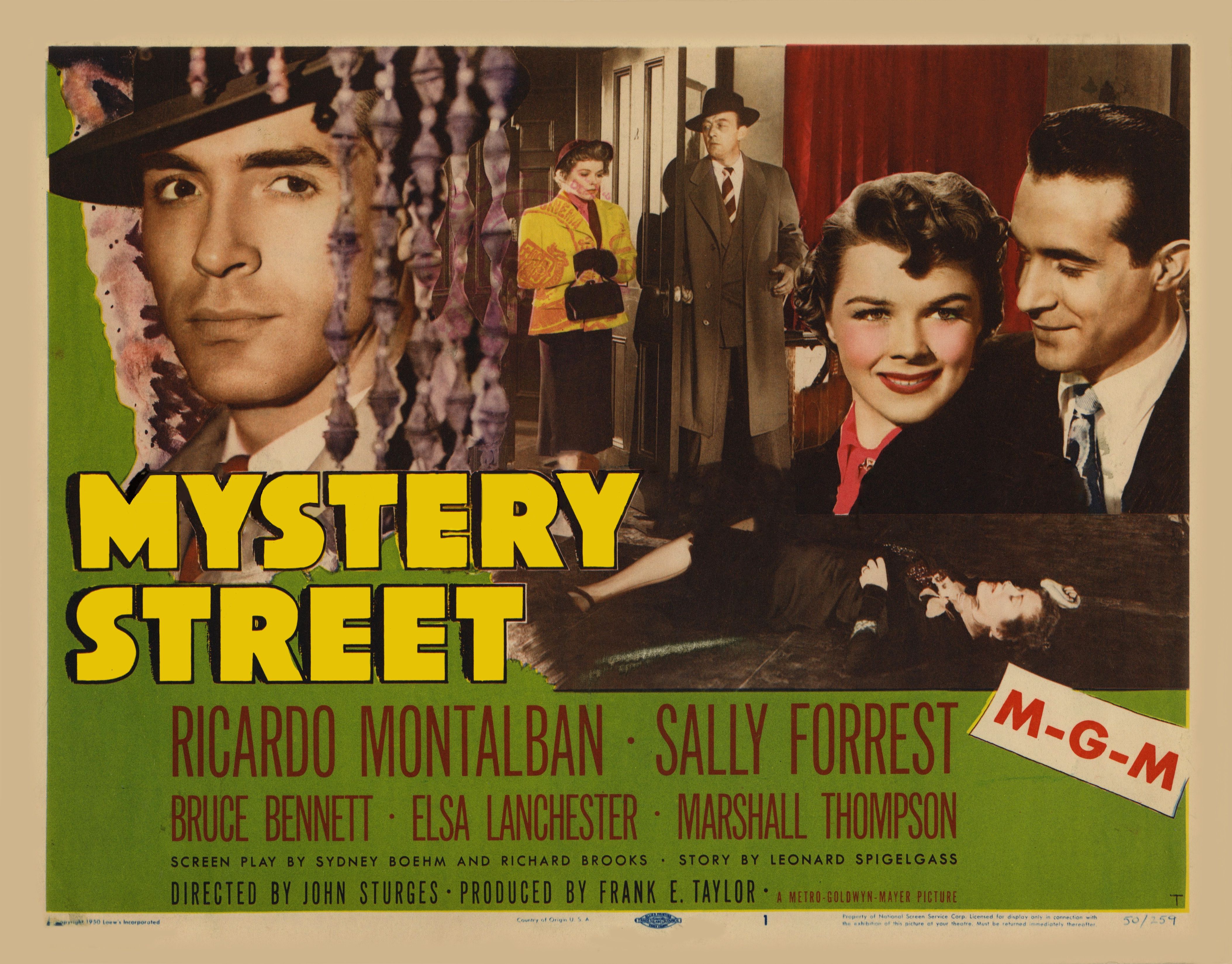 La Calle Del Misterio Mystery Street 1950 C rtelesmix