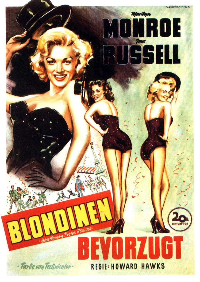 Los Caballeros Las Prefieren Rubias Gentlemen Prefer Blondes 1953 Crtelesmix 1251