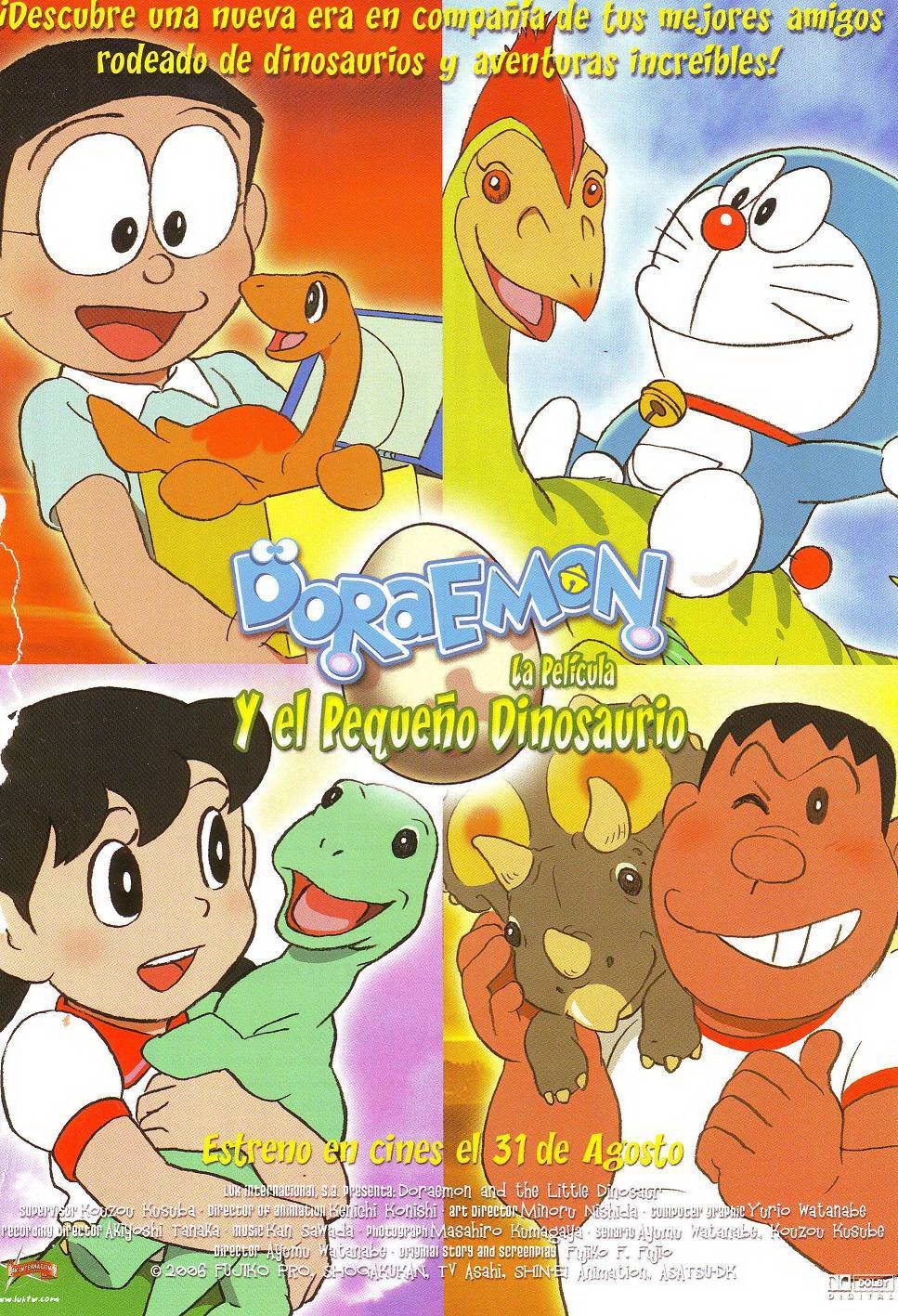 Doraemon y El Pequeño Dinosaurio (Doraemon Nobita's Dinosaur) (Doraemon:  Nobita no kyôryû) (2006) – C@rtelesmix