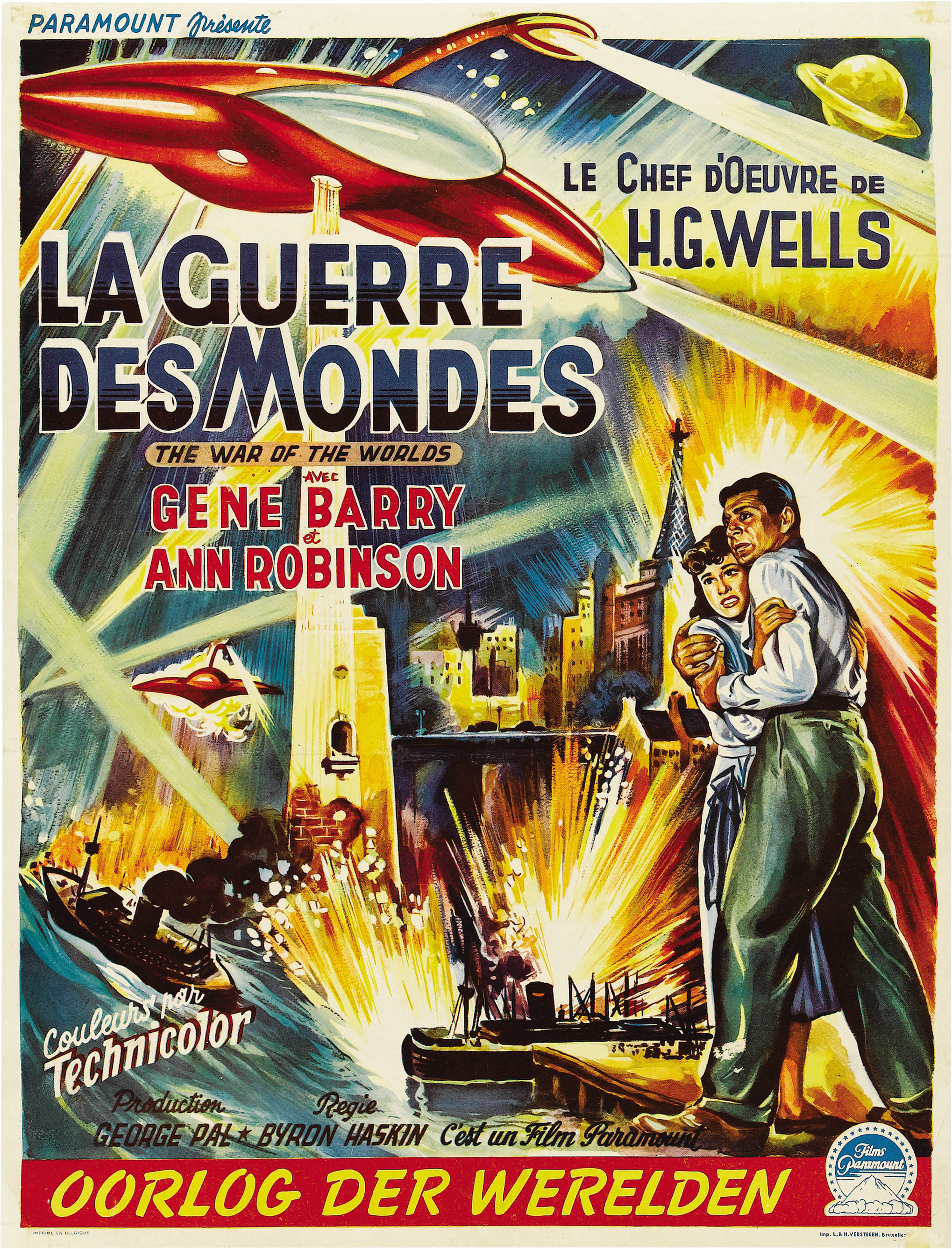 La guerra de los mundos (The war of the worlds) (1953) – C@rtelesmix