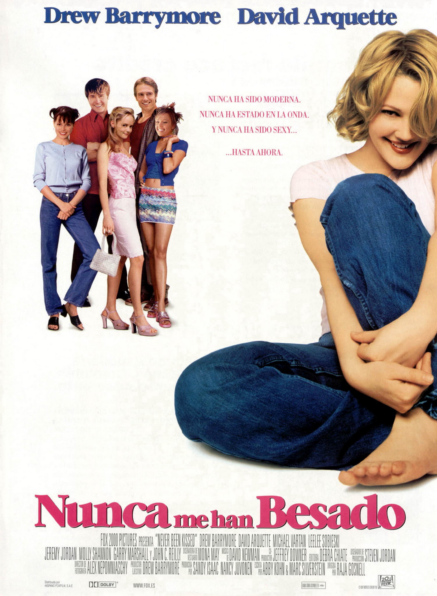 Nunca me han besado (Never been kissed) (1999) .