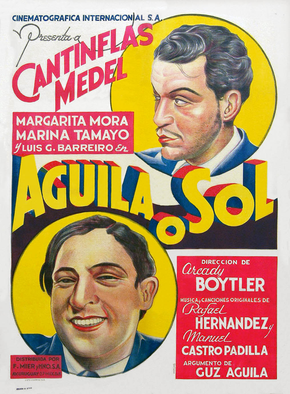 Cantinflas en el teatro (Cara o cruz) (Águila o Sol) (1938) – C@rtelesmix